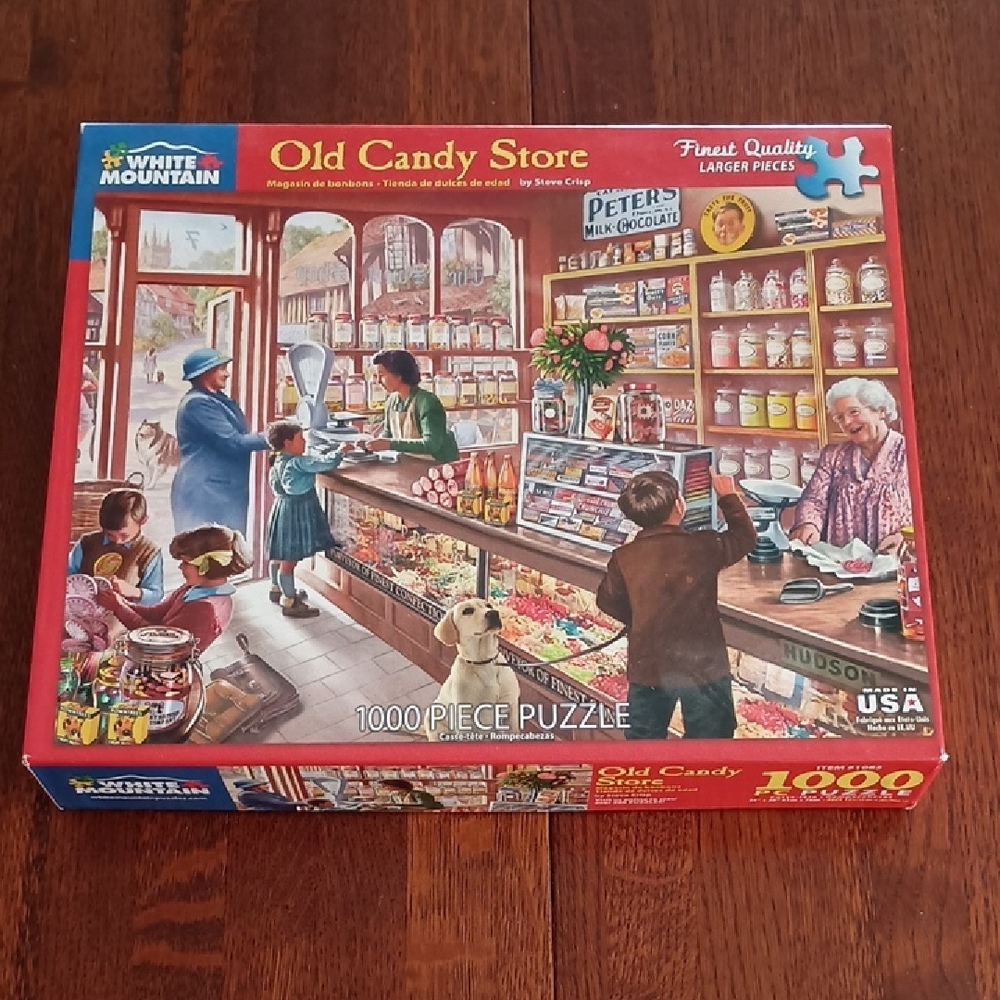 White Mountain "Old Candy Store" 1000 Piece Puzzle